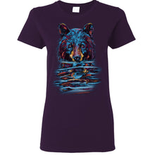 Load image into Gallery viewer, &#39;Bear Emerging from Water&#39; Women&#39;s Fit Tshirt
