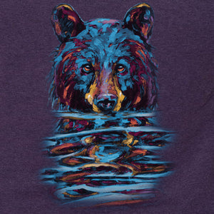 'Bear Emerging from Water' Women's Fit Tshirt
