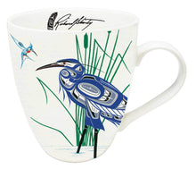 Laden Sie das Bild in den Galerie-Viewer, Richard Shorty Art Blue Heron &amp; Hummingbird
