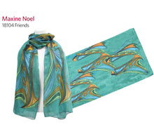 Laden Sie das Bild in den Galerie-Viewer, &quot;Friends&quot; scarf design by Maxine Noel
