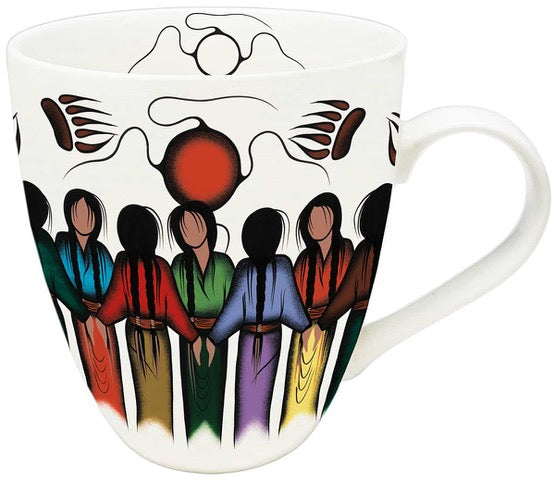 Community Strength 18 oz mug by Simone McLeod