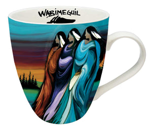 Three Sisters 18 oz Mug Cree artist Betty albert