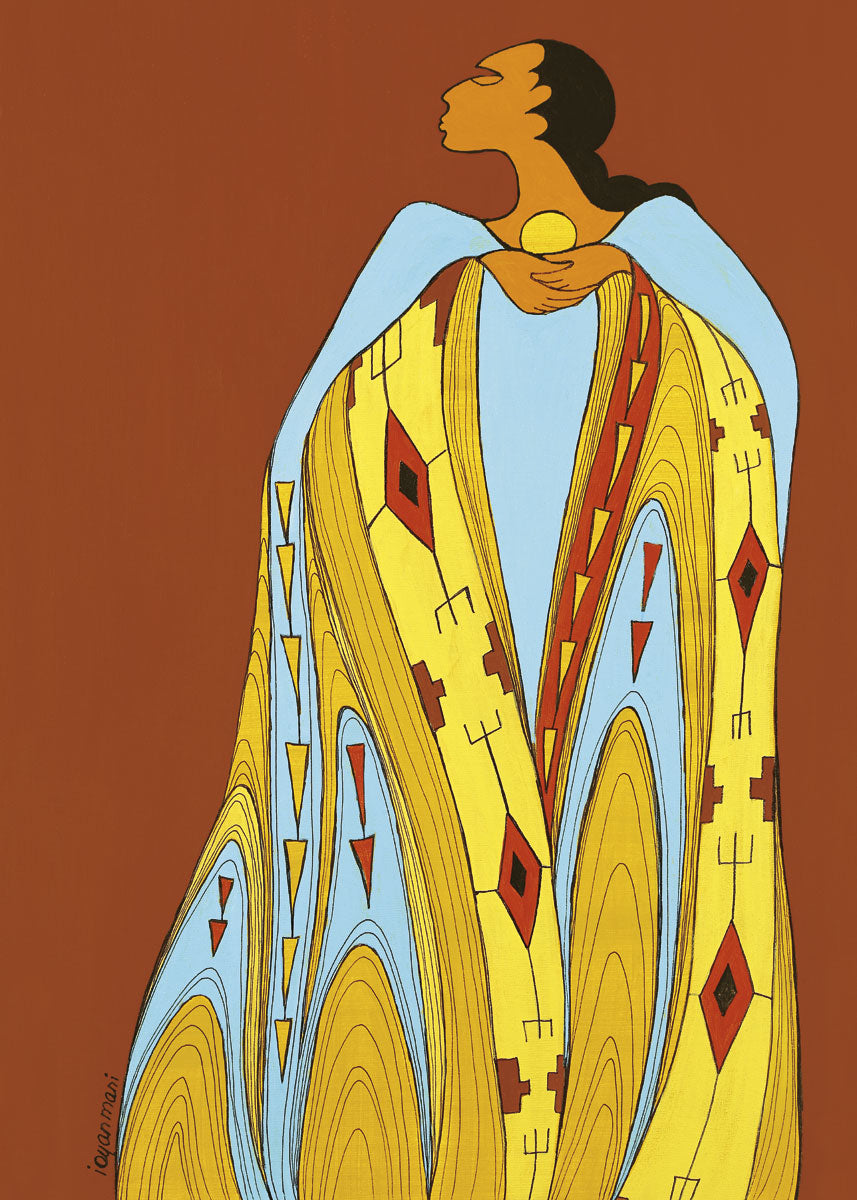 LIMITED EDITION ART PRINT - The Soul Keeper by Native Artist Maxine Noel - North of 50 Métis Designs