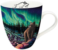 Laden Sie das Bild in den Galerie-Viewer, Sky Dance - Northern Light indigenous art mug by Amy Keller Rempp Canada
