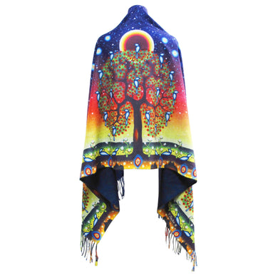 Tree of Life James Jacko Shawl, Inigenous Art, Native Artist